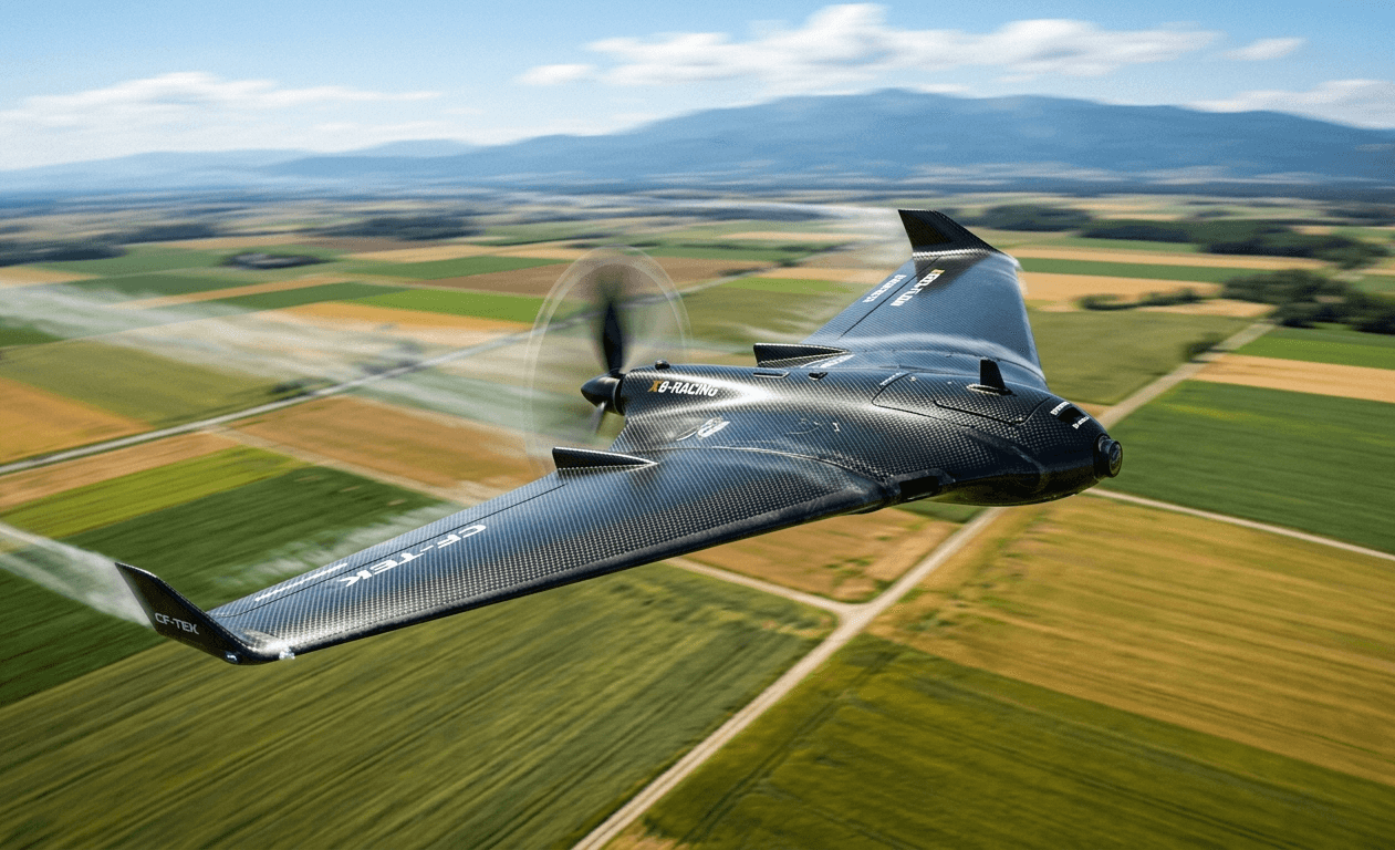 Foton UAV surveying farmland